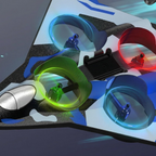 Remote-controlled aircraft fighter jets