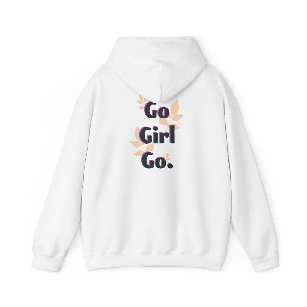 Gildan Unisex Heavy Blend™ hoodie in gray with double-lined hood and front pocket