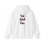 Gildan Unisex Heavy Blend™ hoodie in gray with double-lined hood and front pocket