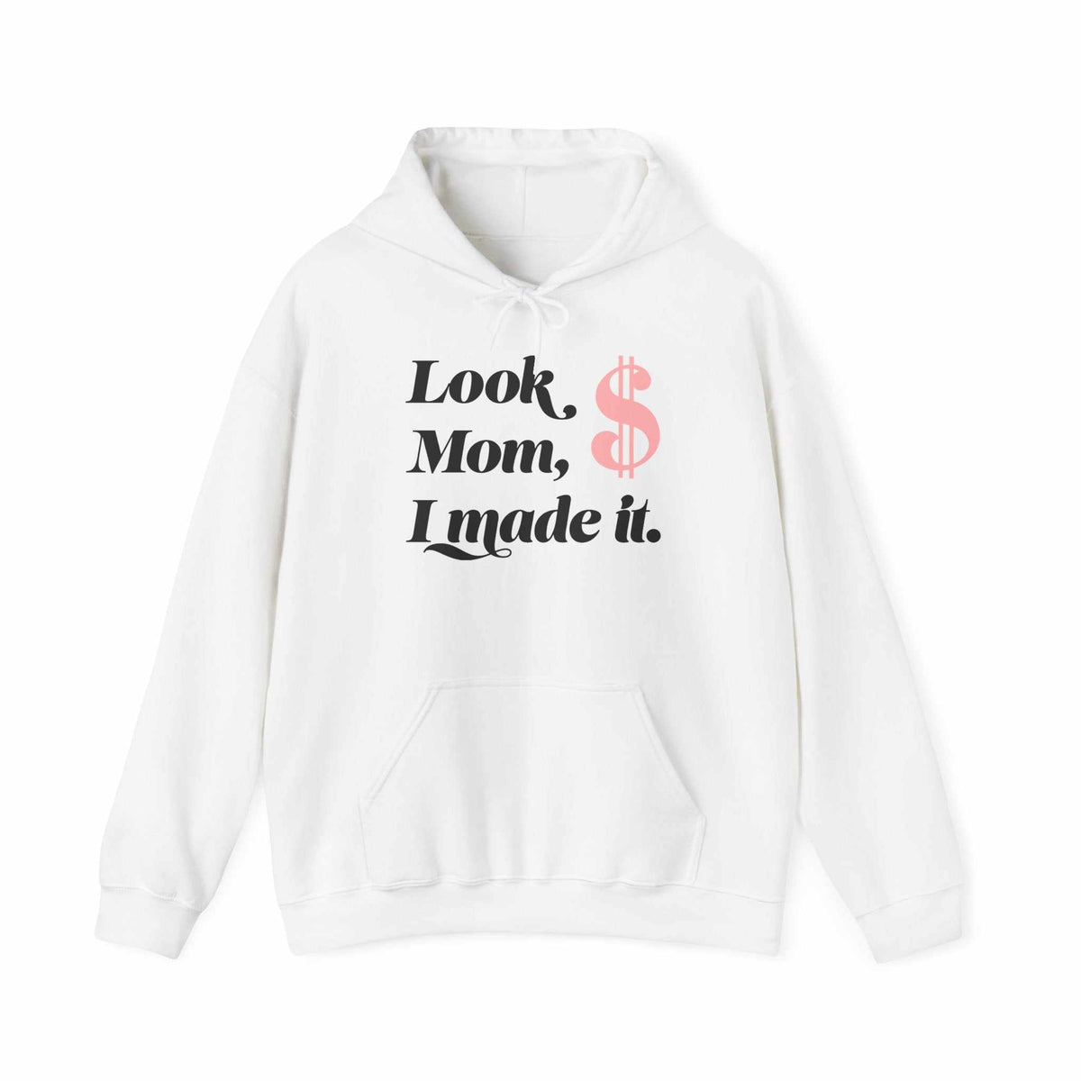 Unisex Gildan Heavy Blend™ hoodie in soft cotton-poly blend with ribbed cuffs, double-lined hood, and front pocket
