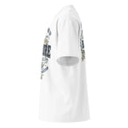 Progress Over Perfection oversized tee with dropped shoulders and wide collar for daily motivation